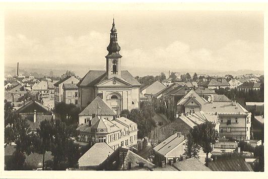 Hýblova ulice novější - pohled z výšky